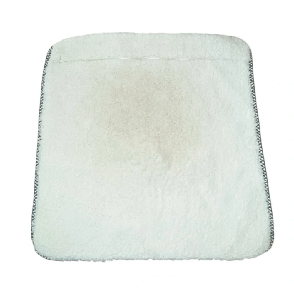 Set of 2 Pottery Barn‎ Dusty Blue Thermal Sherpa Back Knit Pillow Covers 24 x 24